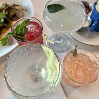 Fishing With Dynamite - A variety of cocktails - Seafood Near Me - Manhattan Beach, California
