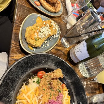 Lucille's - Fried Green Tomatoes Catfish & Grits Sweet Potato Waffle - New American Near Me - Houston, Texas
