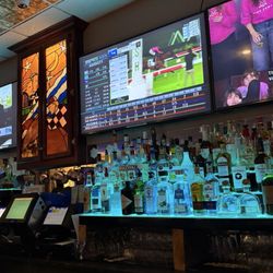 Edgewood Bar & Grill - Really nice stained glass and some TVs and some Liquor bottles so you know why you came