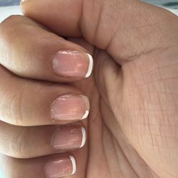 Arcadian Nails - Just messy. I got a regular man pedi. Toes are the same. Lost me unfortunately.