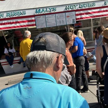 Mark's In and Out - Customers in the fast moving line - Burgers Near Me - Livingston, Montana