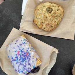 Poptart and jalapeño cheddar scone Poptart and jalapeño cheddar scone