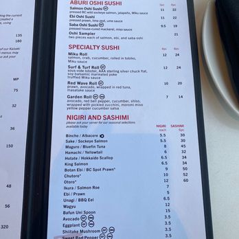 Miku - Menu - Japanese Near Me - Vancouver, British Columbia Miku - Menu - Japanese Near Me - Vancouver, British Columbia