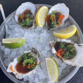 Seasurf Fish - Oysters with Jalapeño yuzu dressing tasty - Seafood Near Me - San Clemente, California
