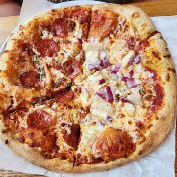 MOD Pizza - Thick crust pizza, half and half - Pizza Near Me - Rocklin, California