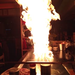 Sapporo Teppanyaki - Some fire
