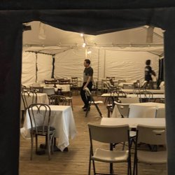 Ebby's Ristorante & Lounge - Same terrible manager saying derogatory comments about my family while smoking in the area they serve food. Class act
