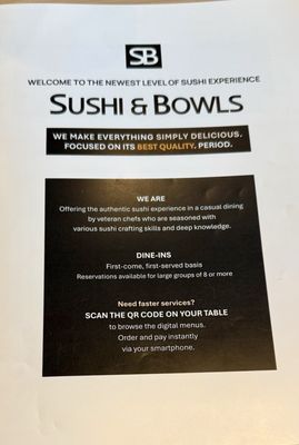 Menu photo 2 Sushi & Bowls Kirkland, WA Menu photo 2 Sushi & Bowls Kirkland, WA