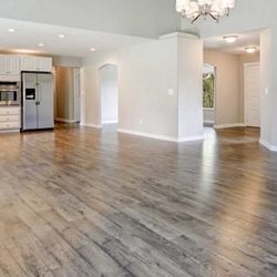 Shekinah Floor Covering - Waterproof vinyl flooring for the kitchen and hallway.