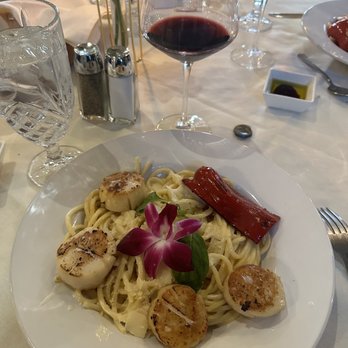 Aragosta - House made pasta and scallops.  I was not disappointed. - Modern European Near Me - St. George, Utah