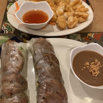 Pho VN Cuisine - Muc Chien Don - Fried Calamari Grilled pork spring roll - Vietnamese Near Me - Fishers, Indiana