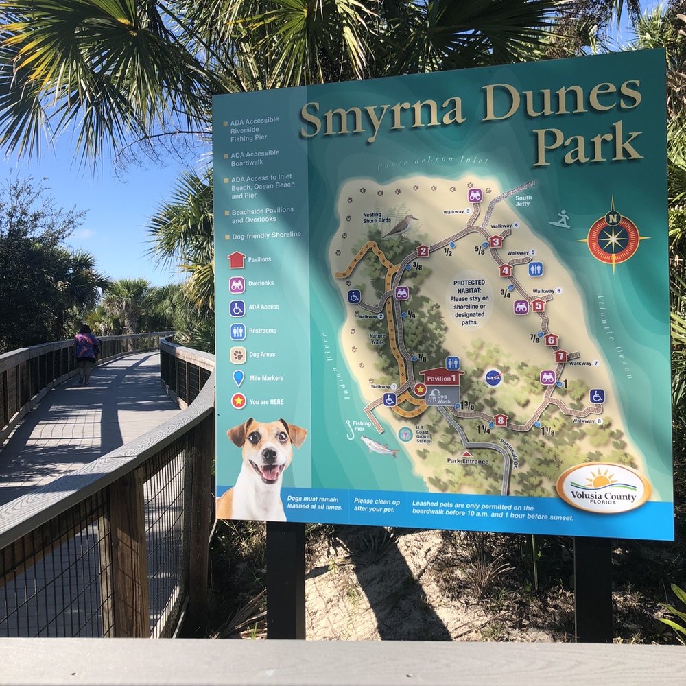 Outdoor Map and Boardwalk