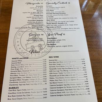 The Mission Old Town - Menu - Latin American Near Me - Scottsdale, Arizona The Mission Old Town - Menu - Latin American Near Me - Scottsdale, Arizona
