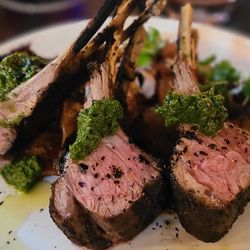 Milas Restaurant & Bar - Fennel-Dusted Rack of Lamb.