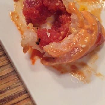 Blue Fish - Sushi rice fell apart. Spicy tuna... Or food coloring ? - Sushi Bars Near Me - Montrose, California Blue Fish - Sushi rice fell apart. Spicy tuna... Or food coloring ? - Sushi Bars Near Me - Montrose, California