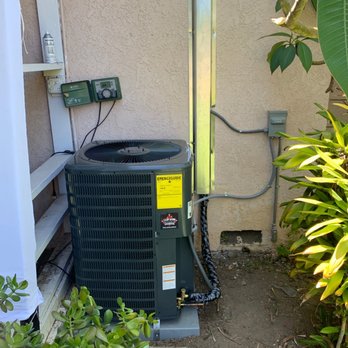 Goodfellas Heating & Air - My new A/C system. Disregard my badly installed water sprinkler control above the system... I installed that lol - Heating & Air Conditioning/HVAC Near Me - Brea, California Goodfellas Heating & Air - My new A/C system. Disregard my badly installed water sprinkler control above the system... I installed that lol - Heating & Air Conditioning/HVAC Near Me - Brea, California