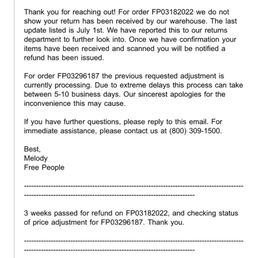 Customer Service email Customer Service email