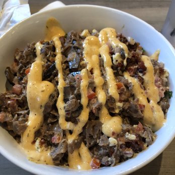 Daily Eats - New York Bleu Shredder Bowl sans the cajun horseradish dressing (ask for replacement options!). - New American Near Me - Tampa, Florida Daily Eats - New York Bleu Shredder Bowl sans the cajun horseradish dressing (ask for replacement options!). - New American Near Me - Tampa, Florida