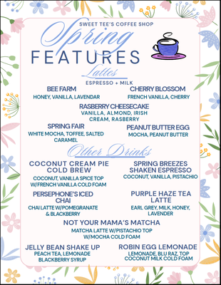Menu photo 6 Sweet Tee's Coffee Shop Olathe, KS