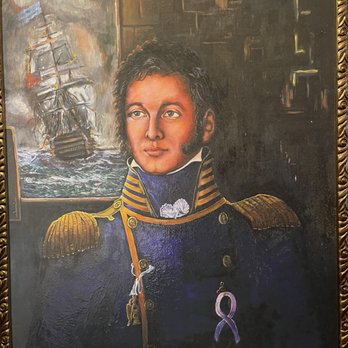 Brandys On Main - Brilliant artwork by Chef Lance. Commodore Perry. - New American Near Me - Hendersonville, North Carolina