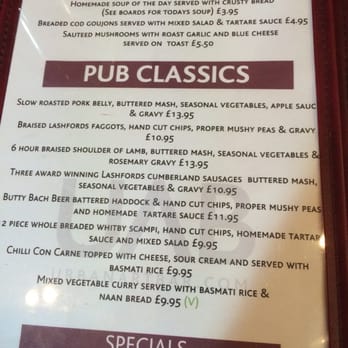 The Red Lion - Menu - British Near Me - Birmingham, XWM The Red Lion - Menu - British Near Me - Birmingham, XWM