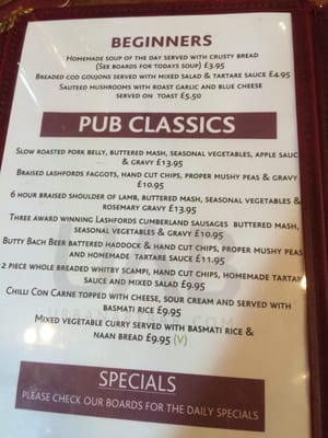 Menu photo 6 The Red Lion Birmingham, XWM Menu photo 6 The Red Lion Birmingham, XWM