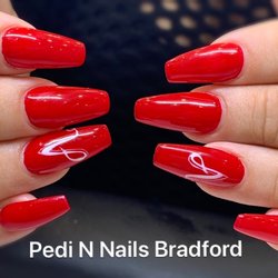 Pedi N Nails Bradford - Red color