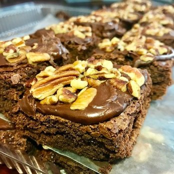 Sweets by Souza - Delicious Mocha Brownies with Coffee Frosting & Crushed Pecans! THE BEST! - Desserts Near Me Sweets by Souza - Delicious Mocha Brownies with Coffee Frosting & Crushed Pecans! THE BEST! - Desserts Near Me