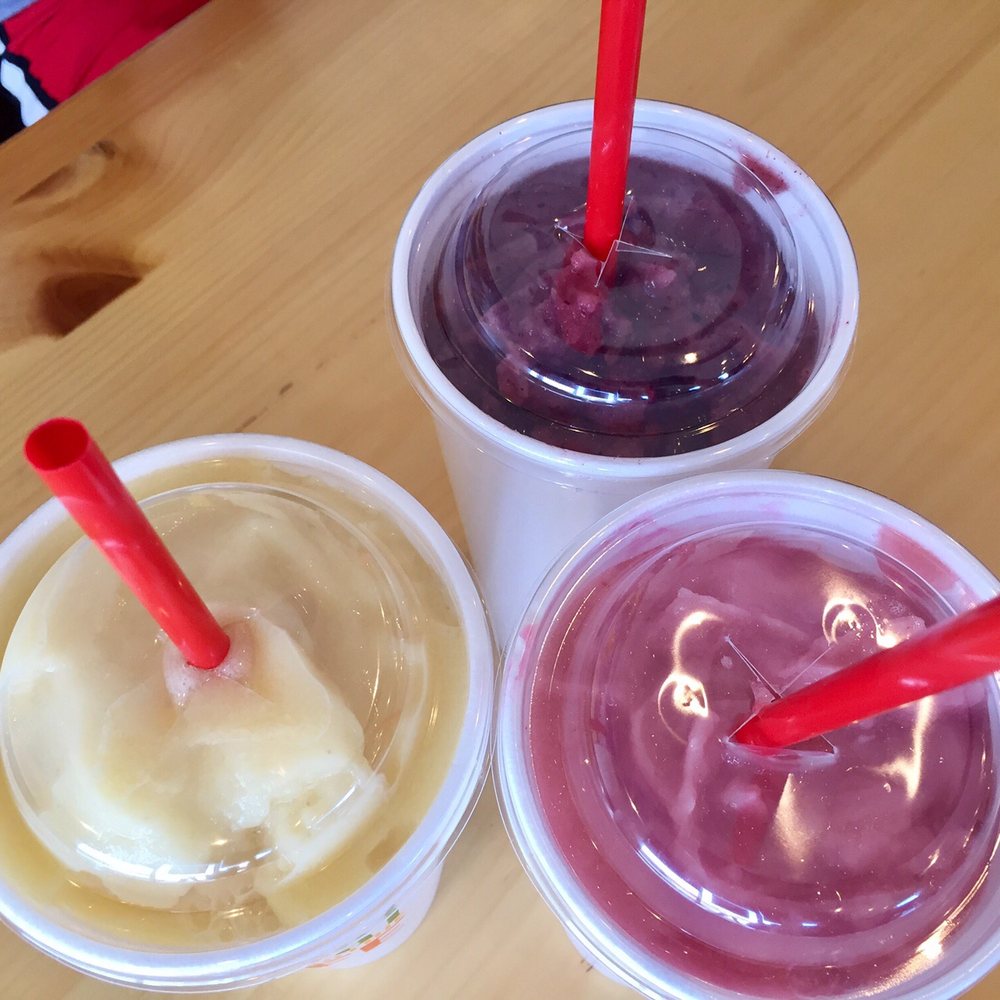 Sunny Day, Pomegranate Plunge and Acai Berry Boost Sunny Day, Pomegranate Plunge and Acai Berry Boost