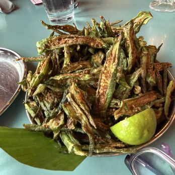 Chai Pani - Matchstick Okra Fries - Indian Near Me - Asheville, North Carolina Chai Pani - Matchstick Okra Fries - Indian Near Me - Asheville, North Carolina