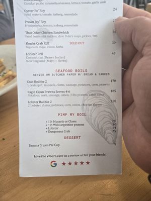 Menu photo 5 Shuck Taylor's Victoria, BC Menu photo 5 Shuck Taylor's Victoria, BC