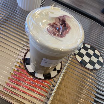 Wake Cafe - Blueberry Dream Latte - Bubble Tea Near Me - Upland, California
