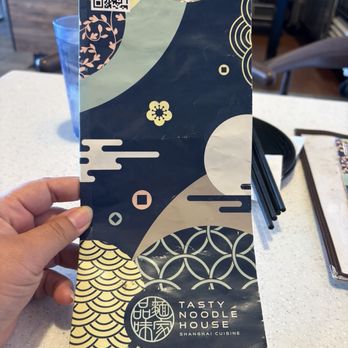 Tasty Noodle House - Menú - a but tattered but does the trick and they have a QR code on table - Chinese Near Me - San Diego, California Tasty Noodle House - Menú - a but tattered but does the trick and they have a QR code on table - Chinese Near Me - San Diego, California
