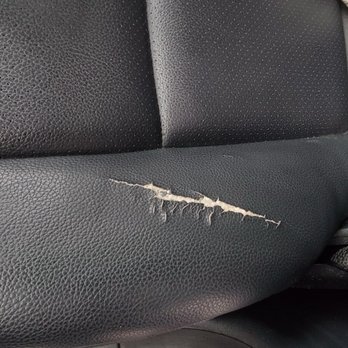 Flex Auto Styling - Slashed car seat - Auto Detailing Near Me - Frisco, Texas Flex Auto Styling - Slashed car seat - Auto Detailing Near Me - Frisco, Texas