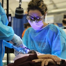 Luma Ajlouni, DDS - Giving back at CDA cares free dental clinic in San Jose.