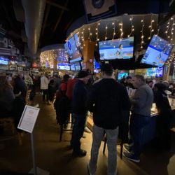 Tom Reid's Hockey City Pub - Packed before the Wild vs Canes game.