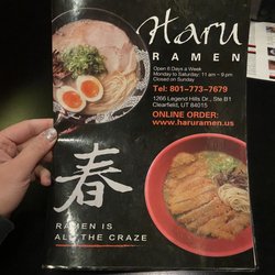 Haru Ramen - Menu 1/4
