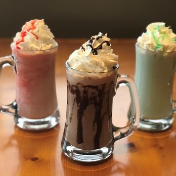 Nelson Bros. - three glasses of milkshakes on a table - Bakeries Near Me - Clearwater, Minnesota Nelson Bros. - three glasses of milkshakes on a table - Bakeries Near Me - Clearwater, Minnesota