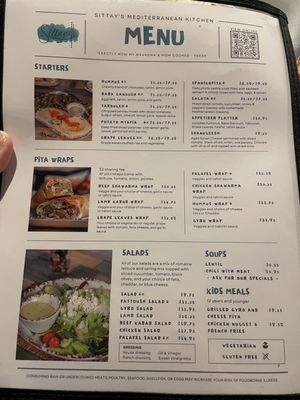 Menu photo 2 Sittay's Mediterranean Kitchen Greensburg, PA