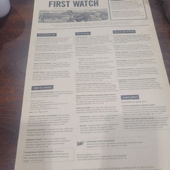 First Watch - Breakfast & Brunch Near Me - Burlington, North Carolina First Watch - Breakfast & Brunch Near Me - Burlington, North Carolina