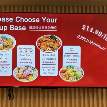 Cuanyue Malatang - Menu soup bases - Hot Pot Near Me - Sunnyvale, California Cuanyue Malatang - Menu soup bases - Hot Pot Near Me - Sunnyvale, California