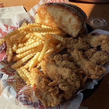 Raising Cane's Chicken Fingers - The Caniac Combo - Fast Food Near Me - Owasso, Oklahoma Raising Cane's Chicken Fingers - The Caniac Combo - Fast Food Near Me - Owasso, Oklahoma