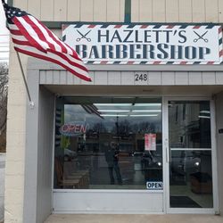 Hazlett's Barber shop - Hazlett's Barbershop on Main Street in Canadaigua, NY