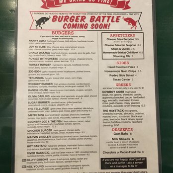 Rodeo Goat - Burgers Near Me - Houston, Texas