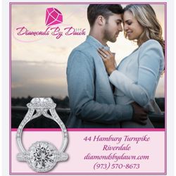 Diamonds By Dawn - Hand Set Diamond halo available in natural or lab grown diamonds