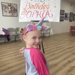 They made her a birthday sign she kept!!