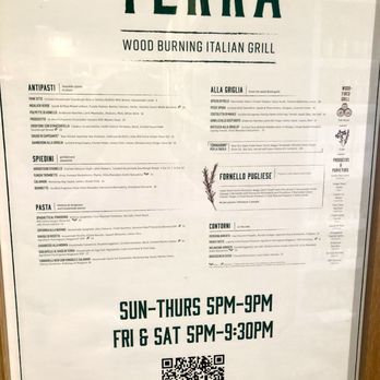 Terra - Menu Summer 2022 - Italian Near Me - Santa Clara, California Terra - Menu Summer 2022 - Italian Near Me - Santa Clara, California