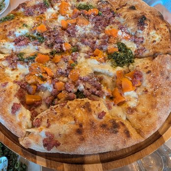 Gufo - Cotechino pizza (eh) - Pizza Near Me - Cambridge, Massachusetts Gufo - Cotechino pizza (eh) - Pizza Near Me - Cambridge, Massachusetts