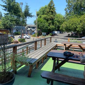 Jet Black Coffee - Outdoor patio. - Coffee & Tea Near Me - Portland, Oregon