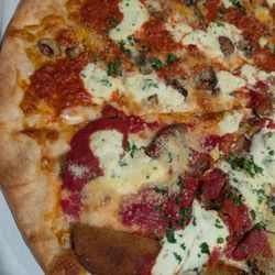Brooklyn Square - 1/2 & 1/2 NY round Pizza
